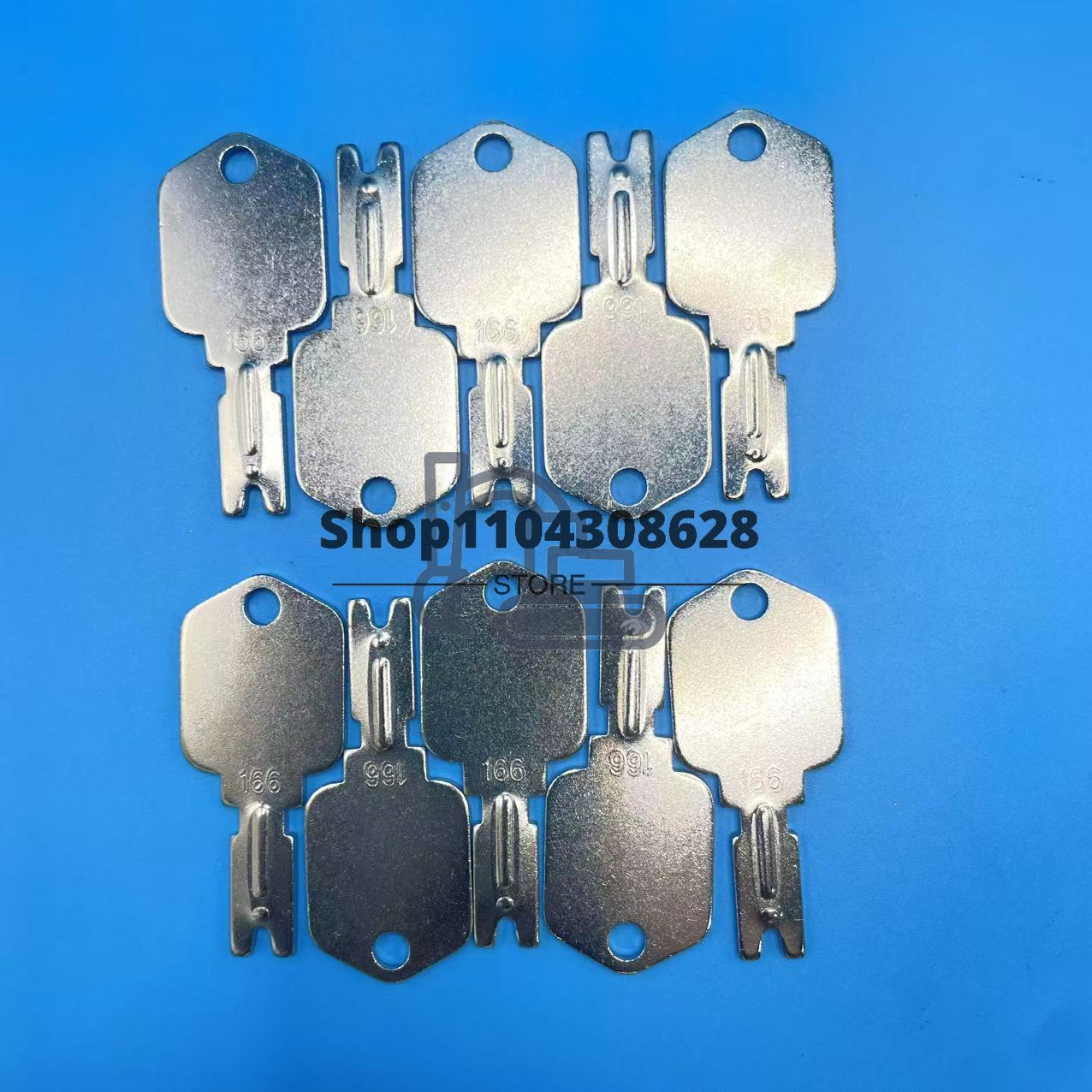 Heavy Equipment Forklift - 10PCS 166 Ignition Keys Forklift Key