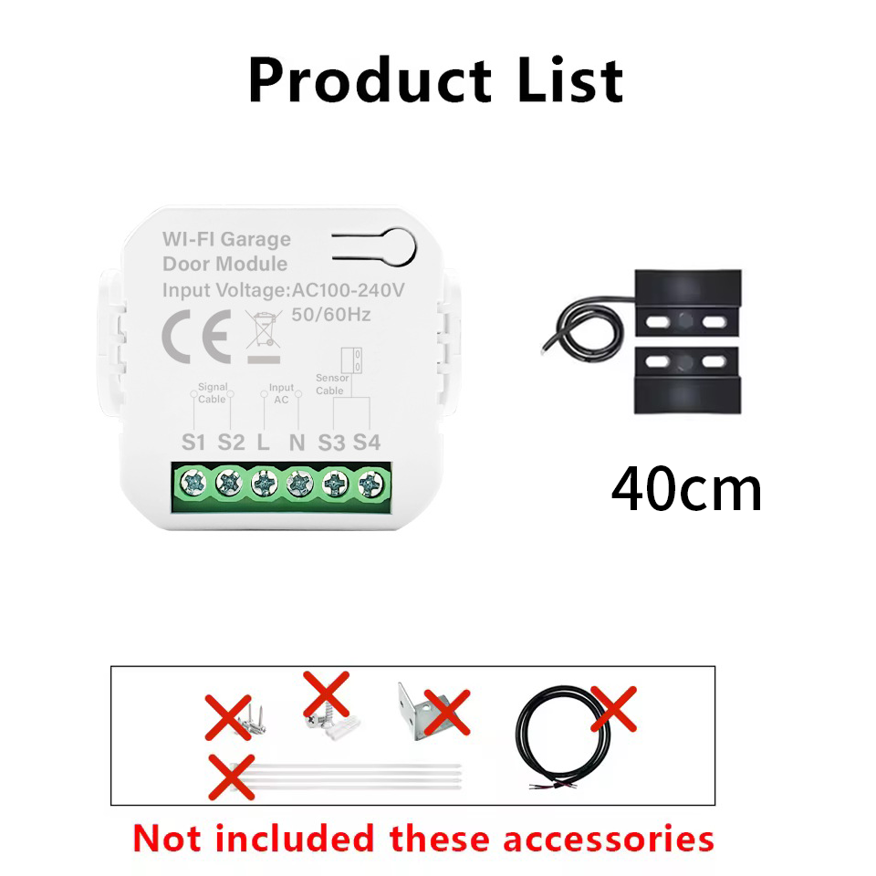Smart Tuya WiFi Garage Door Sw - Heavy Equipment Garage 评论和价格