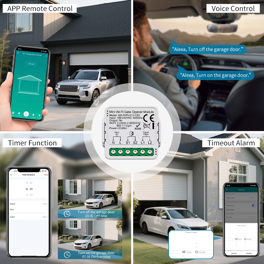 Tuya Smart WiFi or Zigbee Gara - Heavy Equipment Garage 评论和价格