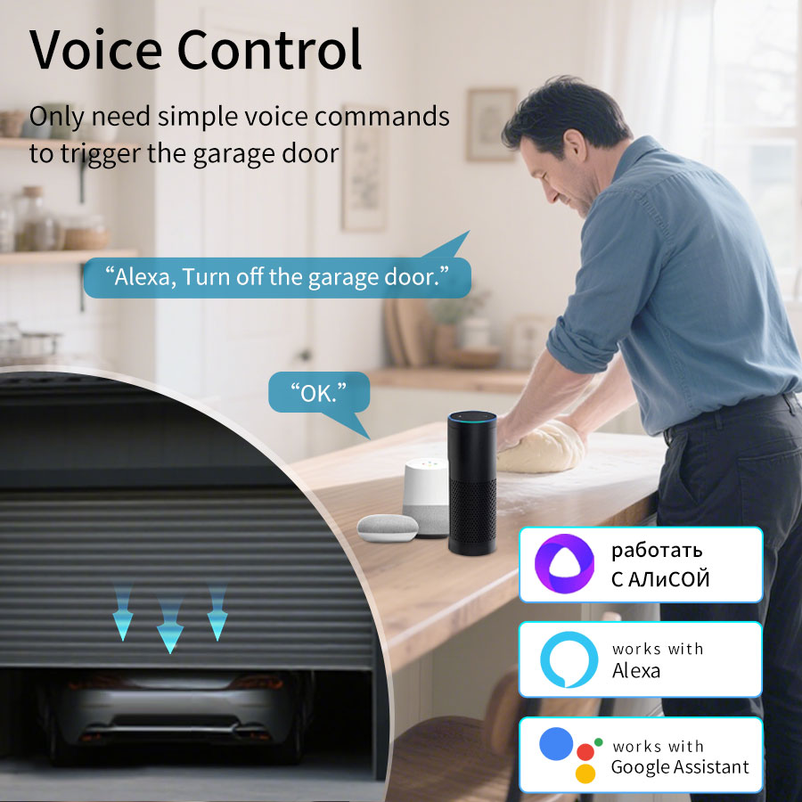 Tuya Smart WiFi or Zigbee Gara - Heavy Equipment Garage 评论和价格