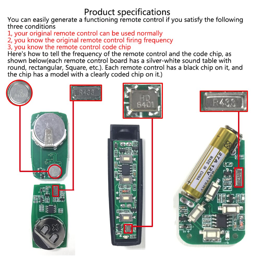 433MHZ Copy Remote Control Aut - Heavy Equipment Garage 评论和价格