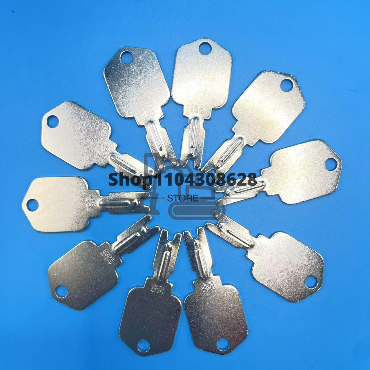 10PCS 166 Ignition Keys Forkli - Heavy Equipment Forklift 评论和价格