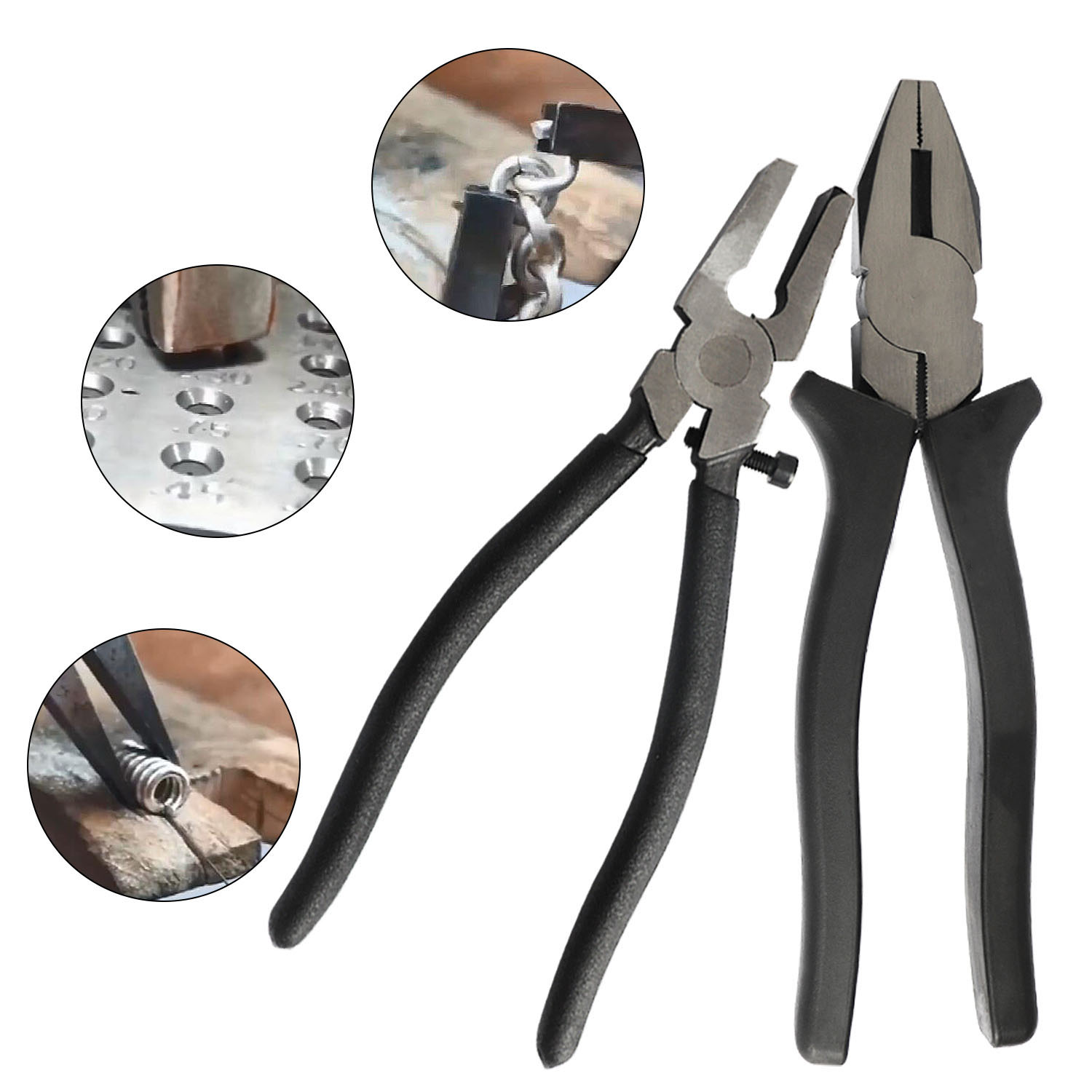 Flat Nose Wire Drawing Pliers  - Heavy Equipment Electrician 评论和价格